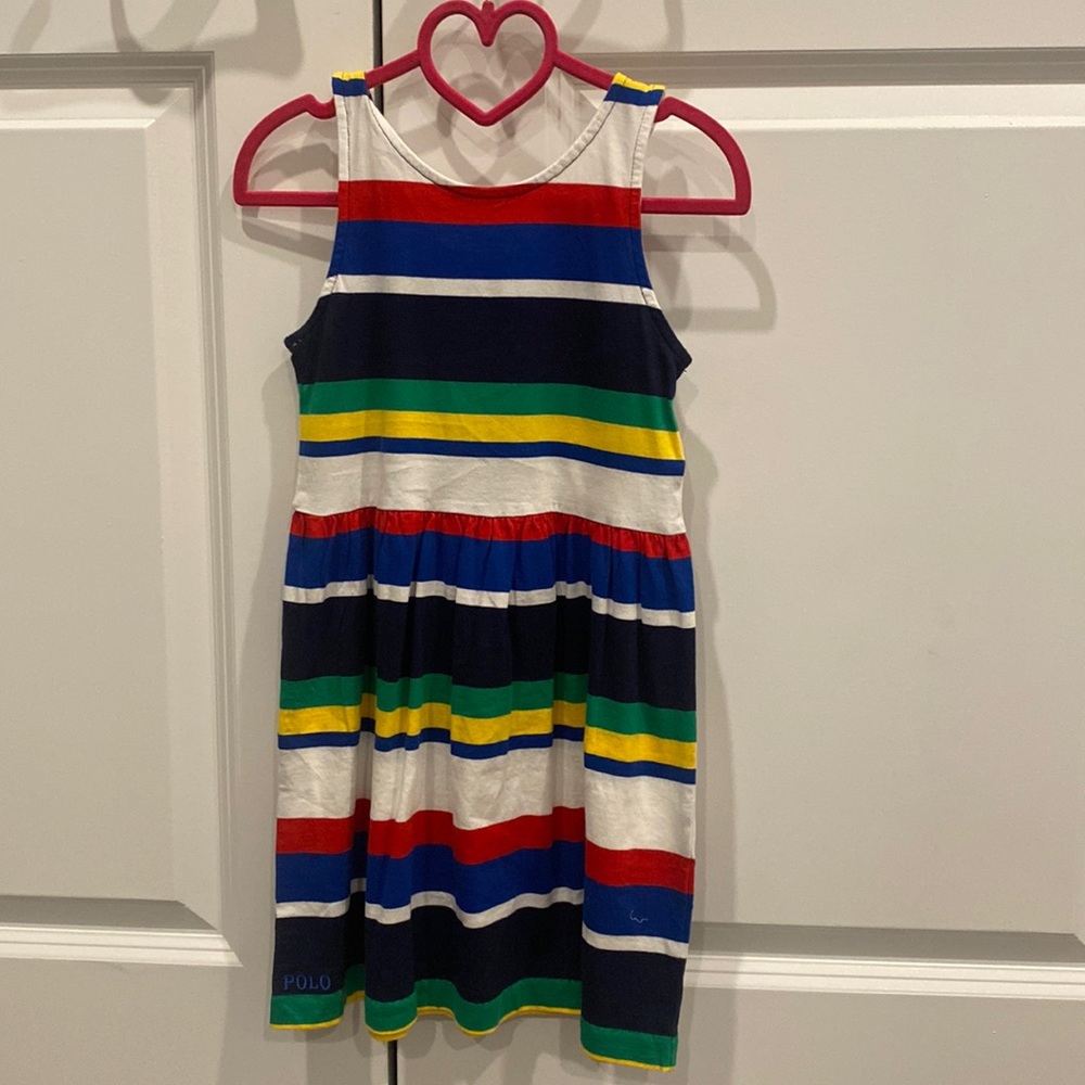 Girls Ralph Lauren size 6 dress. Multi color